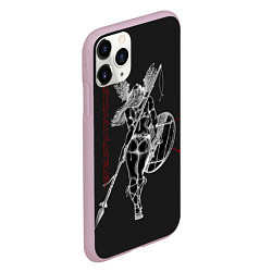 Чехол iPhone 11 Pro матовый Vikings, цвет: 3D-розовый — фото 2