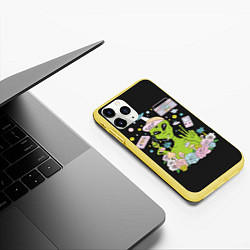 Чехол iPhone 11 Pro матовый I want to believe, цвет: 3D-желтый — фото 2