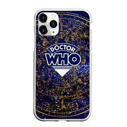 Чехол iPhone 11 Pro матовый Doctor Who, цвет: 3D-белый