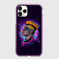 Чехол iPhone 11 Pro матовый SAYONARA BOY, цвет: 3D-фиолетовый