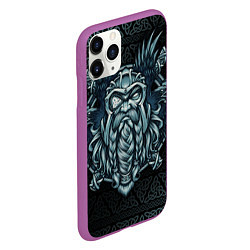 Чехол iPhone 11 Pro матовый Odinn, цвет: 3D-фиолетовый — фото 2