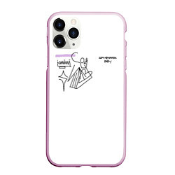 Чехол iPhone 11 Pro матовый SAYONARA BOY, цвет: 3D-розовый