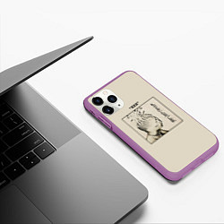 Чехол iPhone 11 Pro матовый XXXTENTACION BAD VIBES FOREVER, цвет: 3D-фиолетовый — фото 2