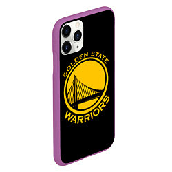 Чехол iPhone 11 Pro матовый GOLDEN STATE WARRIORS, цвет: 3D-фиолетовый — фото 2