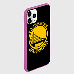 Чехол iPhone 11 Pro матовый GOLDEN STATE WARRIORS, цвет: 3D-фиолетовый — фото 2