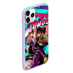 Чехол iPhone 11 Pro матовый Jojo, цвет: 3D-светло-сиреневый — фото 2