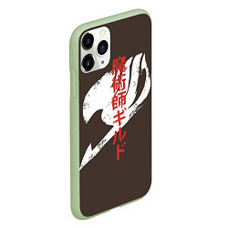 Чехол iPhone 11 Pro матовый Fairy Tail, цвет: 3D-салатовый — фото 2
