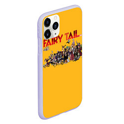 Чехол iPhone 11 Pro матовый Fairy Tail, цвет: 3D-светло-сиреневый — фото 2