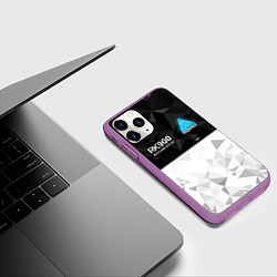 Чехол iPhone 11 Pro матовый RK900 CONNOR, цвет: 3D-фиолетовый — фото 2