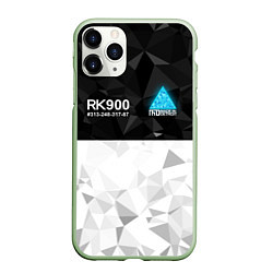 Чехол iPhone 11 Pro матовый RK900 CONNOR, цвет: 3D-салатовый