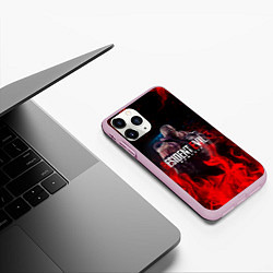 Чехол iPhone 11 Pro матовый RESIDENT EVIL 3, цвет: 3D-розовый — фото 2