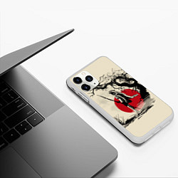 Чехол iPhone 11 Pro матовый Принцесса Мононоке, цвет: 3D-белый — фото 2