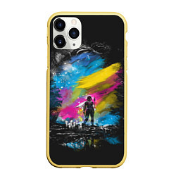 Чехол iPhone 11 Pro матовый Принцесса Мононоке, цвет: 3D-желтый