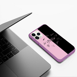 Чехол iPhone 11 Pro матовый STRAY KIDS, цвет: 3D-фиолетовый — фото 2