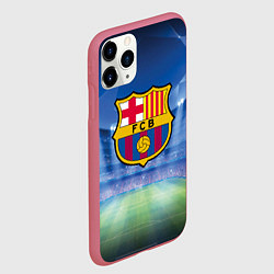 Чехол iPhone 11 Pro матовый FC Barcelona, цвет: 3D-малиновый — фото 2
