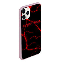 Чехол iPhone 11 Pro матовый BAD VIBES FOREVER, цвет: 3D-розовый — фото 2