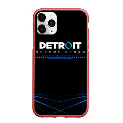 Чехол iPhone 11 Pro матовый DETROIT: BECOME HUMAN, цвет: 3D-красный