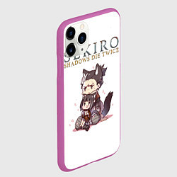 Чехол iPhone 11 Pro матовый Sekiro:Shadows Die Twice, цвет: 3D-фиолетовый — фото 2