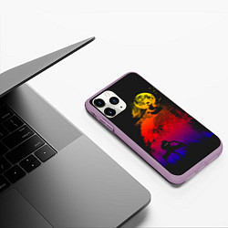 Чехол iPhone 11 Pro матовый One Piece, цвет: 3D-сиреневый — фото 2