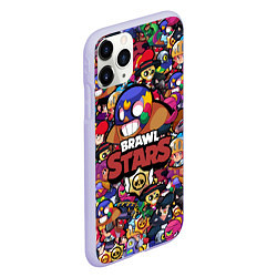 Чехол iPhone 11 Pro матовый BRAWL STARS EL PRIMO, цвет: 3D-светло-сиреневый — фото 2