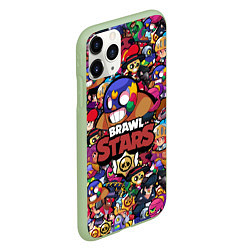 Чехол iPhone 11 Pro матовый BRAWL STARS EL PRIMO, цвет: 3D-салатовый — фото 2