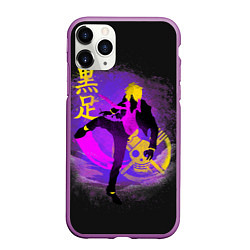 Чехол iPhone 11 Pro матовый One Piece, цвет: 3D-фиолетовый