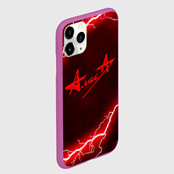 Чехол iPhone 11 Pro матовый АлисА, цвет: 3D-фиолетовый — фото 2