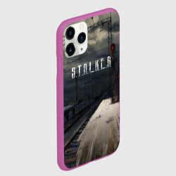Чехол iPhone 11 Pro матовый НОВЫЙ СТАЛКЕР, цвет: 3D-фиолетовый — фото 2