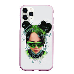 Чехол iPhone 11 Pro матовый BILLIE EILISH, цвет: 3D-розовый