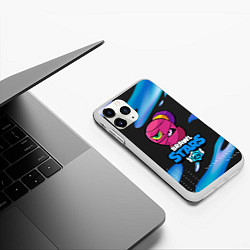 Чехол iPhone 11 Pro матовый BRAWL STARS TARA, цвет: 3D-белый — фото 2