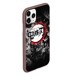 Чехол iPhone 11 Pro матовый KIMETSU NO YAIBA, цвет: 3D-коричневый — фото 2