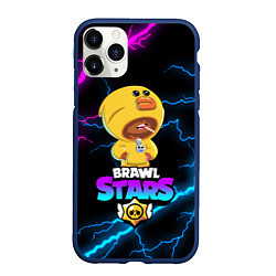 Чехол iPhone 11 Pro матовый BRAWL STARS SALLY LEON, цвет: 3D-тёмно-синий