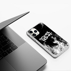 Чехол iPhone 11 Pro матовый My Chemical Romance, цвет: 3D-белый — фото 2