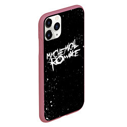 Чехол iPhone 11 Pro матовый My Chemical Romance, цвет: 3D-малиновый — фото 2
