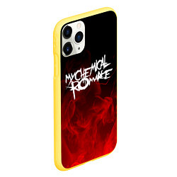 Чехол iPhone 11 Pro матовый My Chemical Romance, цвет: 3D-желтый — фото 2