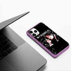 Чехол iPhone 11 Pro матовый My Chemical Romance, цвет: 3D-фиолетовый — фото 2