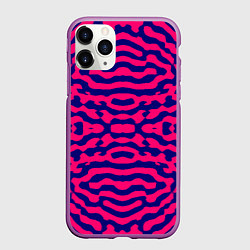 Чехол iPhone 11 Pro матовый No name, цвет: 3D-фиолетовый