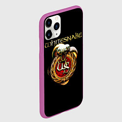 Чехол iPhone 11 Pro матовый Whitesnake, цвет: 3D-фиолетовый — фото 2