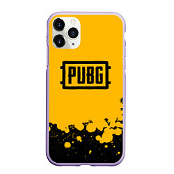 Чехол iPhone 11 Pro матовый PUBG, цвет: 3D-светло-сиреневый