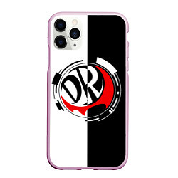 Чехол iPhone 11 Pro матовый MONOKUMA DANGANRONPA, цвет: 3D-розовый