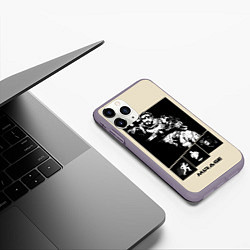 Чехол iPhone 11 Pro матовый Apex Legends Mirage, цвет: 3D-серый — фото 2