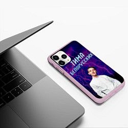 Чехол iPhone 11 Pro матовый Тима Белорусских, цвет: 3D-розовый — фото 2