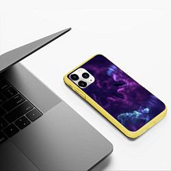 Чехол iPhone 11 Pro матовый Магия, цвет: 3D-желтый — фото 2