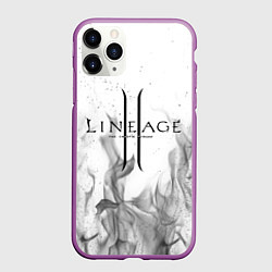 Чехол iPhone 11 Pro матовый LINEAGE 2, цвет: 3D-фиолетовый