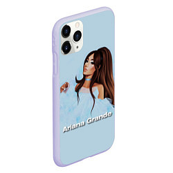 Чехол iPhone 11 Pro матовый Ariana Grande Ариана Гранде, цвет: 3D-светло-сиреневый — фото 2