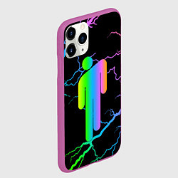Чехол iPhone 11 Pro матовый BILLIE EILISH, цвет: 3D-фиолетовый — фото 2