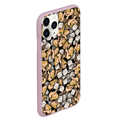 Чехол iPhone 11 Pro матовый Woman Yelling at a Cat, цвет: 3D-розовый — фото 2