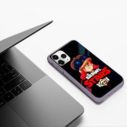 Чехол iPhone 11 Pro матовый Brawl Stars - Jessie, цвет: 3D-серый — фото 2