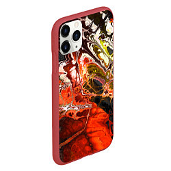 Чехол iPhone 11 Pro матовый Nu abstracts art, цвет: 3D-красный — фото 2