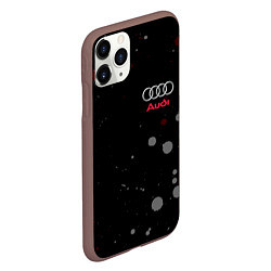 Чехол iPhone 11 Pro матовый AUDI, цвет: 3D-коричневый — фото 2